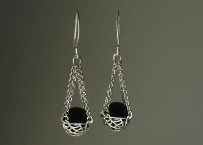 Web Basket Earrings
