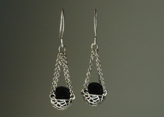 Web Basket Earrings